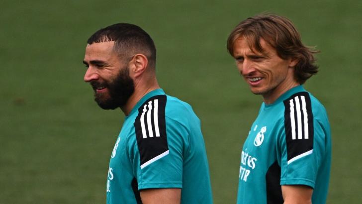 Karim Benzema and Luka Modric.